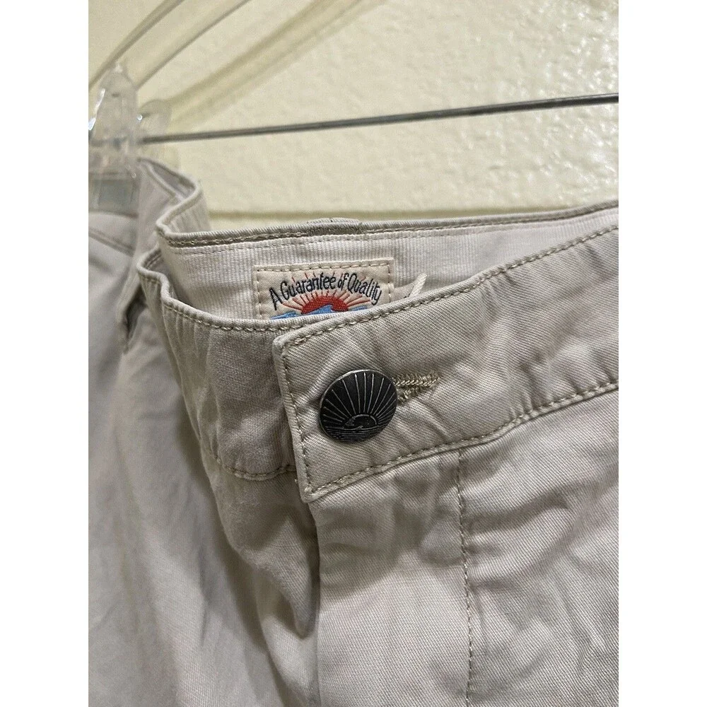 Faherty Shorts Mens 38 Gray Chino 9' Inseam Summer Shorts